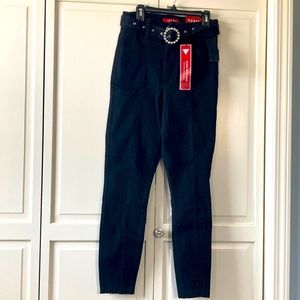 NWT Guess Stretch denim Black HighWaisted skinny jeans